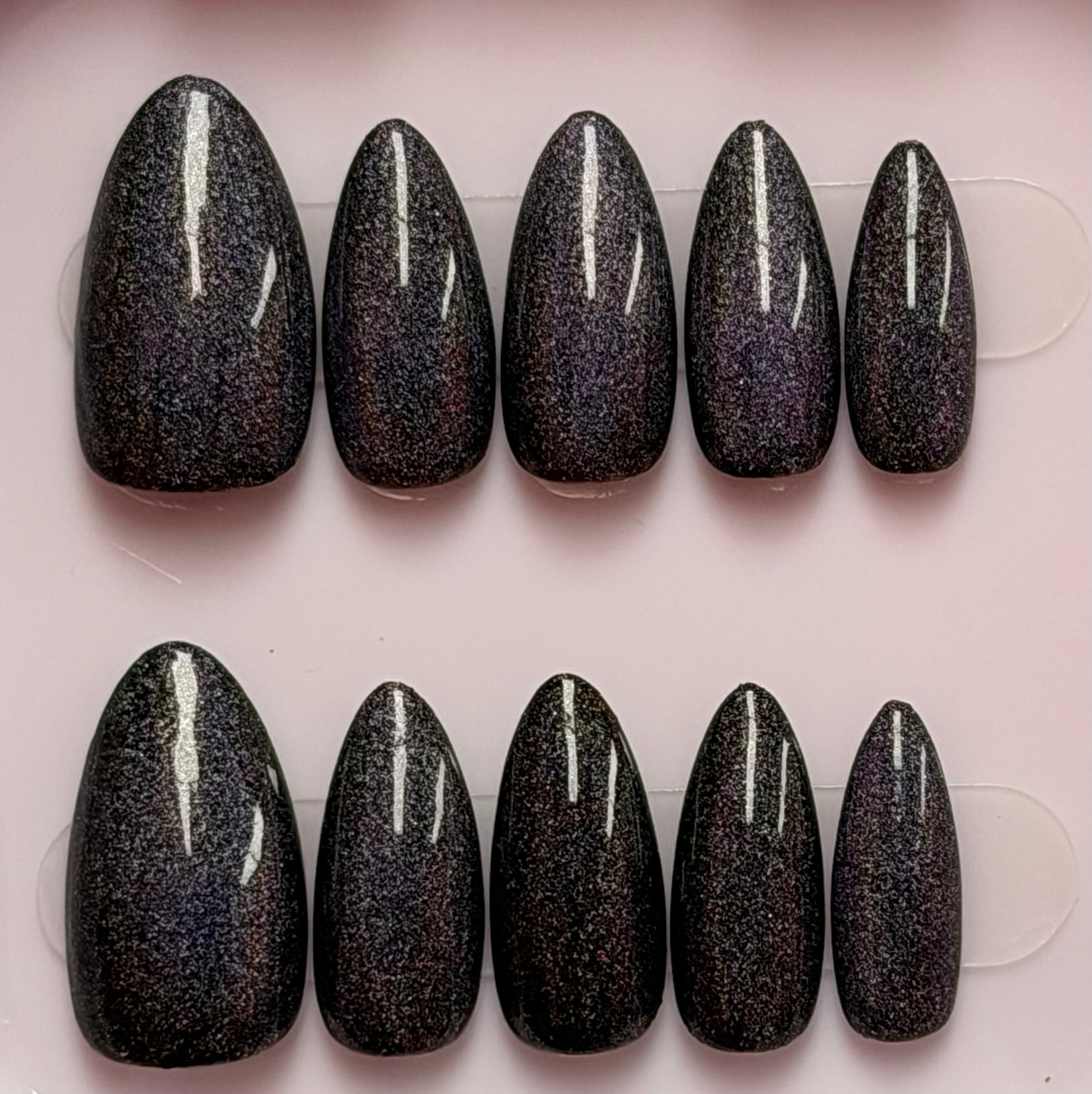 Black sparkle