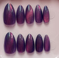 Pink and purple cat eye